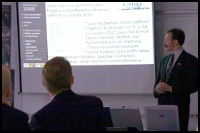 Dr Rekola teaching in Tuorla